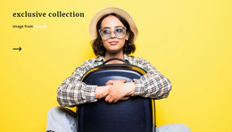 Travel Suitcases - Beautiful HTML5 Template