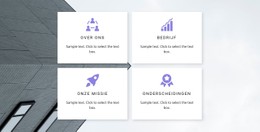 Vier Hoofdrichtingen: Premium-Sjabloon