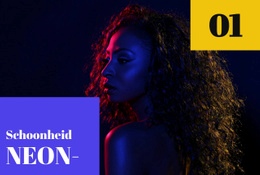 Prachtig Webontwerp Voor Schoonheid En Mode-Neon