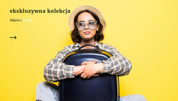 Walizki Podróżne - Szablon Internetowy