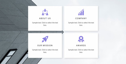 Launch Platform Template For Four Main Directions