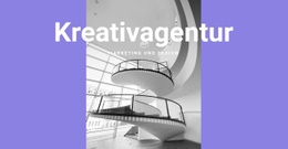 Benutzfertiges Website-Design Für Die Kreativität Unserer Agentur