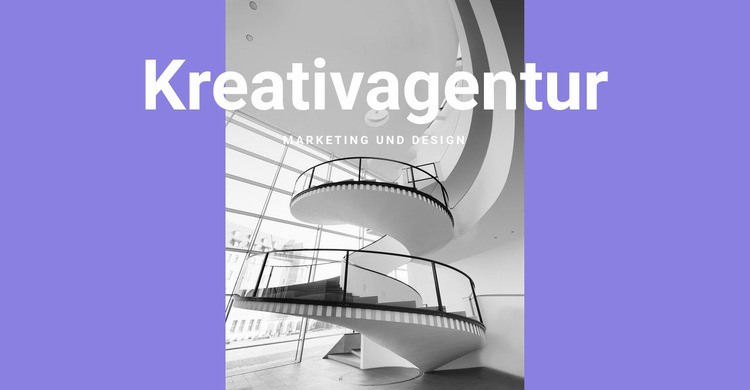 Die Kreativität unserer Agentur Website-Modell