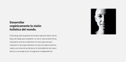 Texto Y Foto Del Título: Plantilla HTML5 Moderna