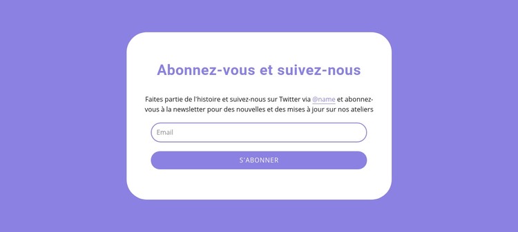 Forme dans le groupe blanc Modèle CSS