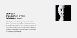 Texte Du Titre Et Photo - Modèle HTML5 Moderne