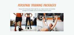 Personal Training Packages