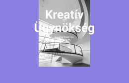 Ügynökségünk Kreativitása - HTML Kódsablon