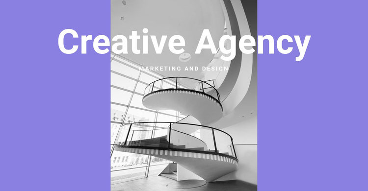 The creativity of our agency Joomla Template