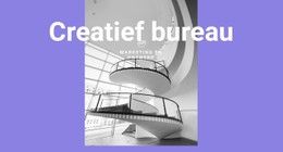 De Creativiteit Van Ons Bureau Responsieve Site