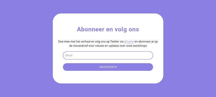 Vorm in de witte groep Website Builder-sjablonen