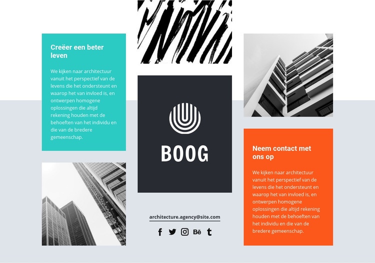 We matchen getalenteerde architecten Website ontwerp