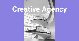 Most Creative One Page Template For The Creativity Of Our Agency