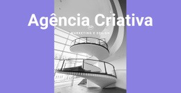 Design De Site Pronto Para Uso Para A Criatividade Da Nossa Agência