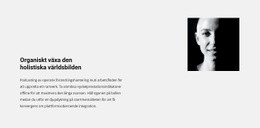 HTML-Landning För Titeltext Och Foto