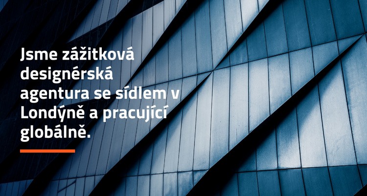 Agentura projekčních služeb Šablona