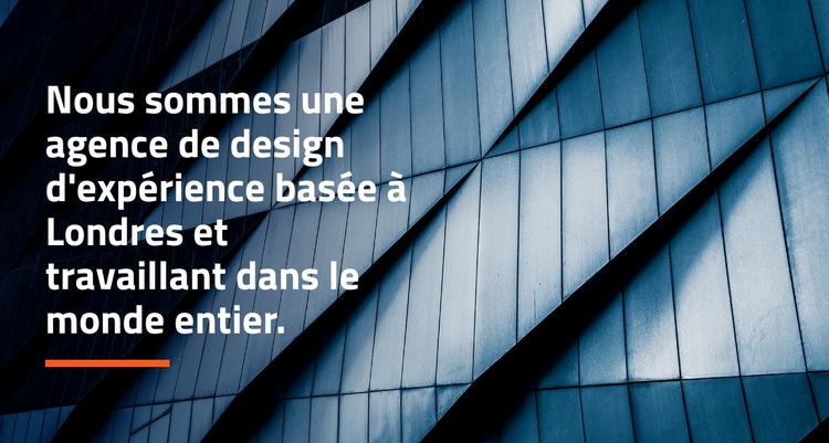 Agence de services de conception Conception de site Web