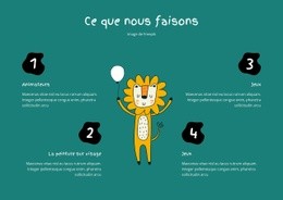 Expérience Scolaire - Site Web Gratuit D'Une Page