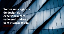 Agência De Serviços De Design - Belo Design De Site