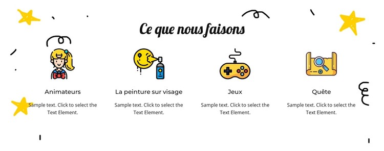 Activité de groupe Modèle CSS