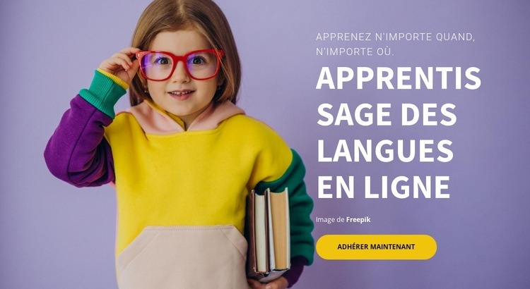 Réalisations enfants Modèle HTML5