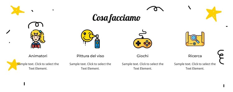 Attività di gruppo Modello CSS