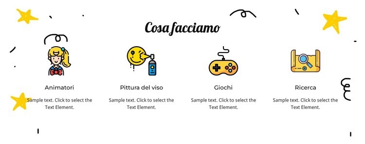 Attività di gruppo Modello HTML5