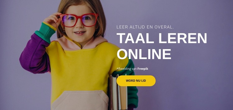 Prestaties voor kinderen HTML-sjabloon