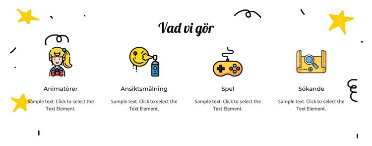 Gruppaktivitet CSS -mall