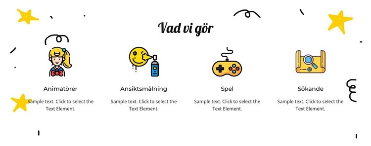 Gruppaktivitet HTML-mall