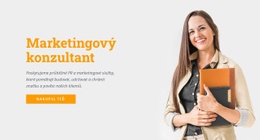 Marketingový Konzultant – Přizpůsobitelná Šablona