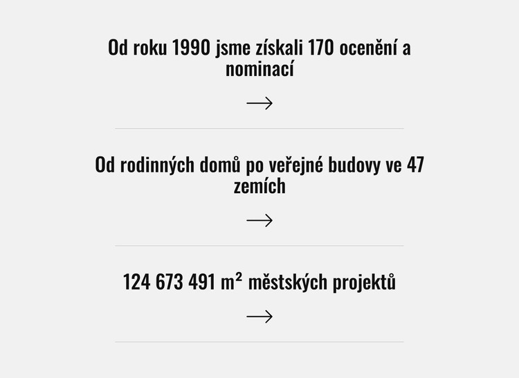 Globální architektonická, designová a plánovací firma Webový design