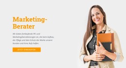 Marketing-Berater – Responsiver Website-Builder