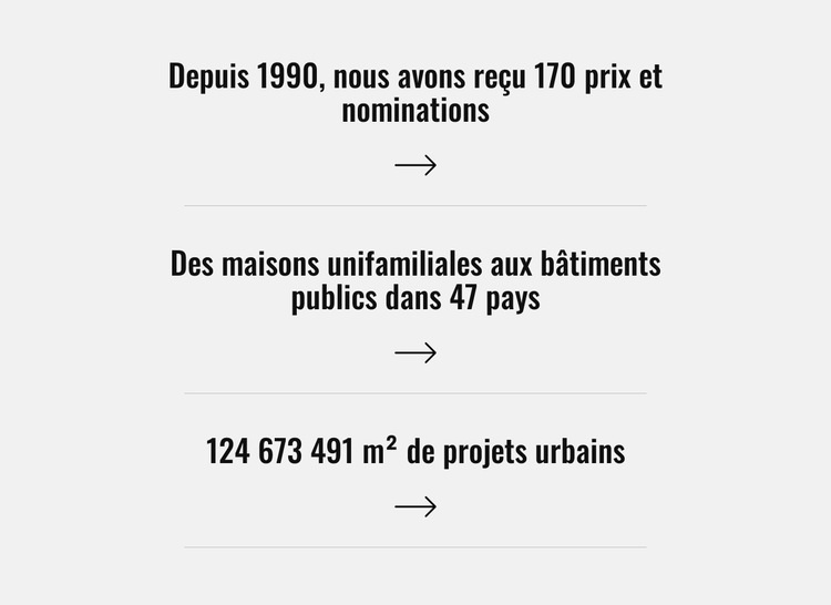 Une entreprise mondiale d'architecture, de conception et de planification Page de destination