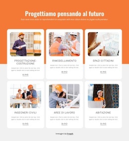 Gli Edifici Di Successo Catturano Lo Spirito Di Ciò Che Li Circonda - Modello Di Sito Web Personale