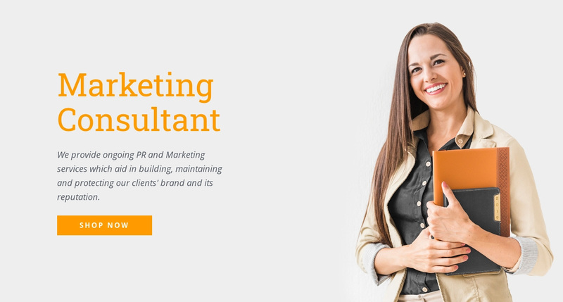 Marketing consultant Squarespace Template Alternative