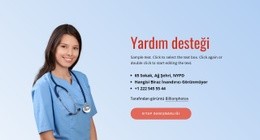 Tıbbi Destek - Online HTML Page Builder