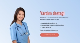 Tıbbi Destek - Modern HTML5 Şablonu