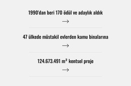 Küresel Bir Mimarlık, Tasarım Ve Planlama Firması - Web Sitesi Tasarımı Ilhamı