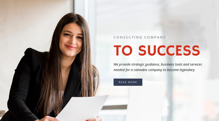 Business process services Website Mockup