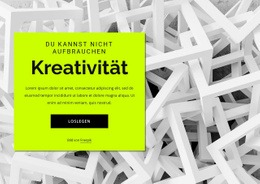 Exklusive HTML5-Vorlage Für Kreativität