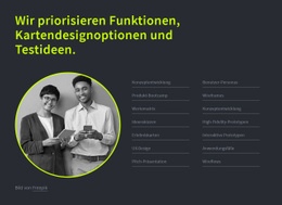 Wir Priorisieren Funktionen - Responsive Website-Vorlagen