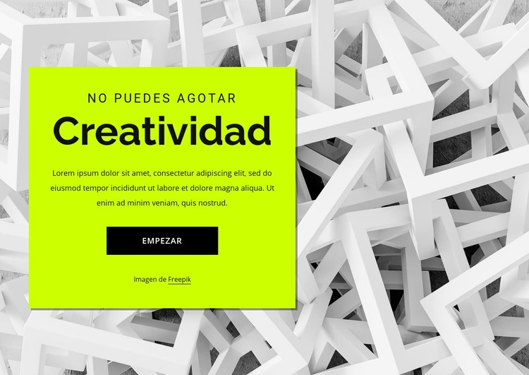 Creatividad Plantilla CSS