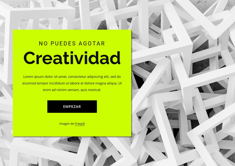 Creatividad Plantilla Joomla