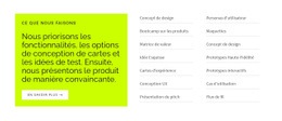 Groupe Et Liste - Online HTML Generator