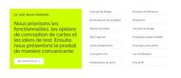 Groupe Et Liste Modèle CSS Gratuit