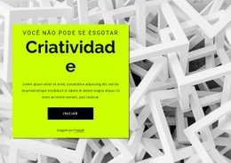 Design De Site Multifuncional Para Criatividade