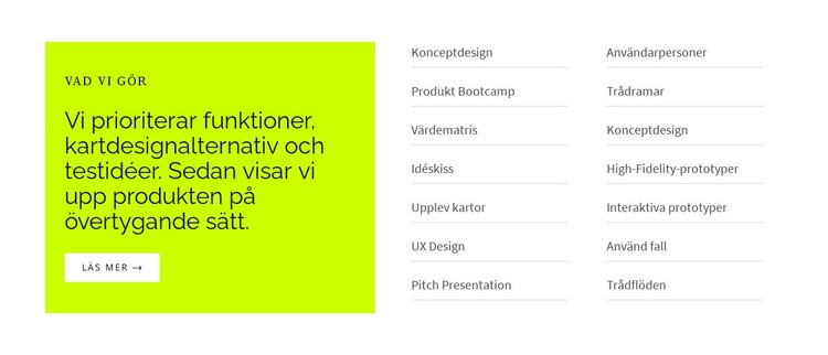 Gruppera och lista HTML-mall