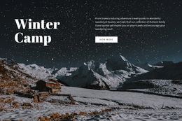 Winter Camp - Website Template