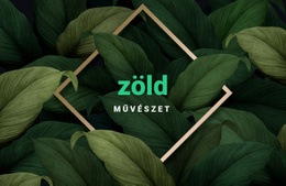 Zöld Művészet – Személyes Sablon